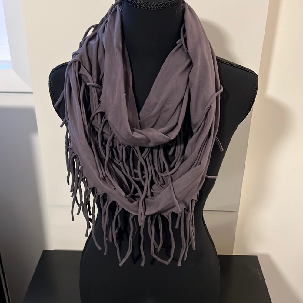 Gray Infinity Scarf